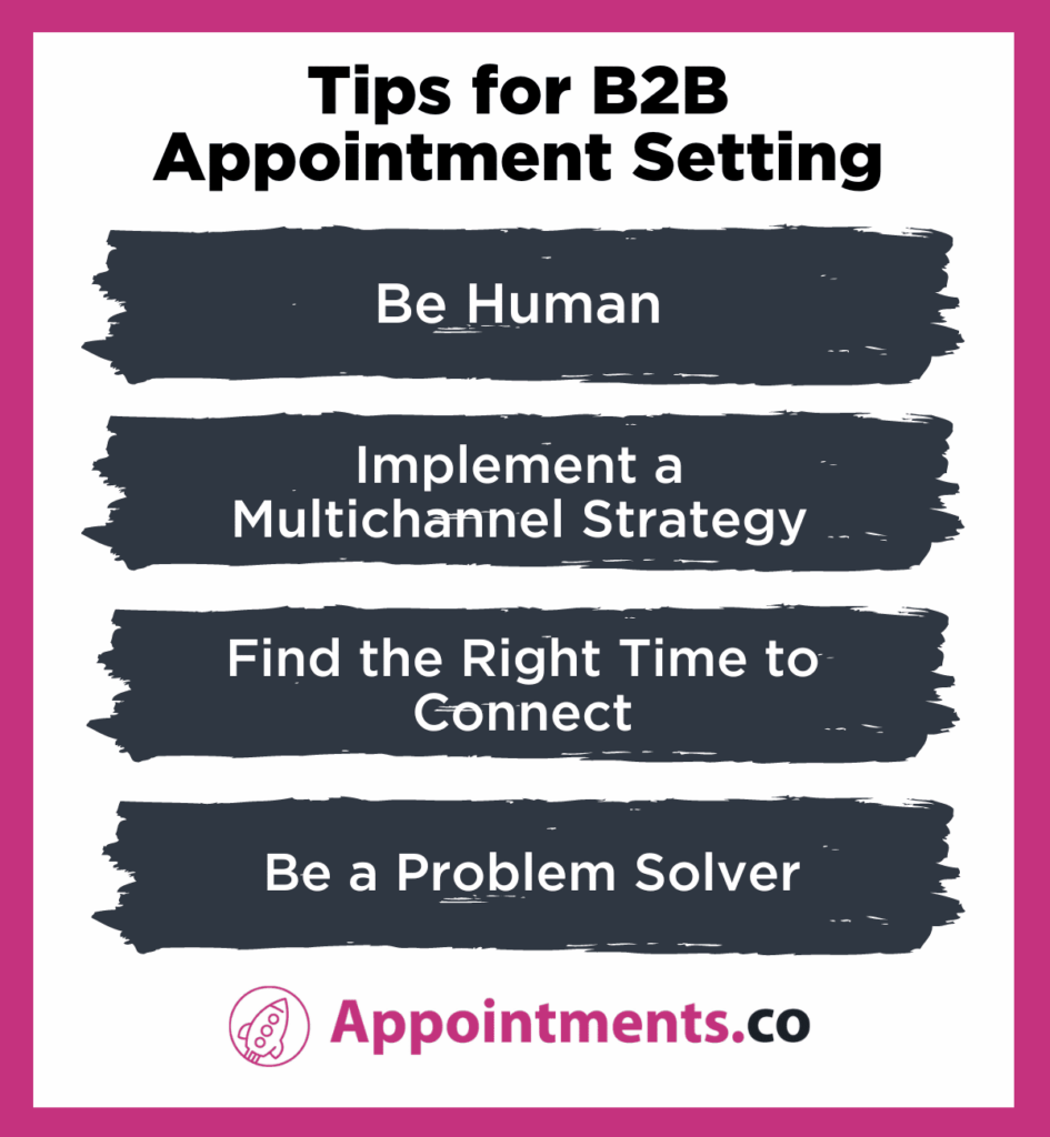 Tips for B2B Appointment Setting